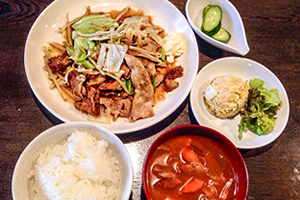 生姜焼き定食